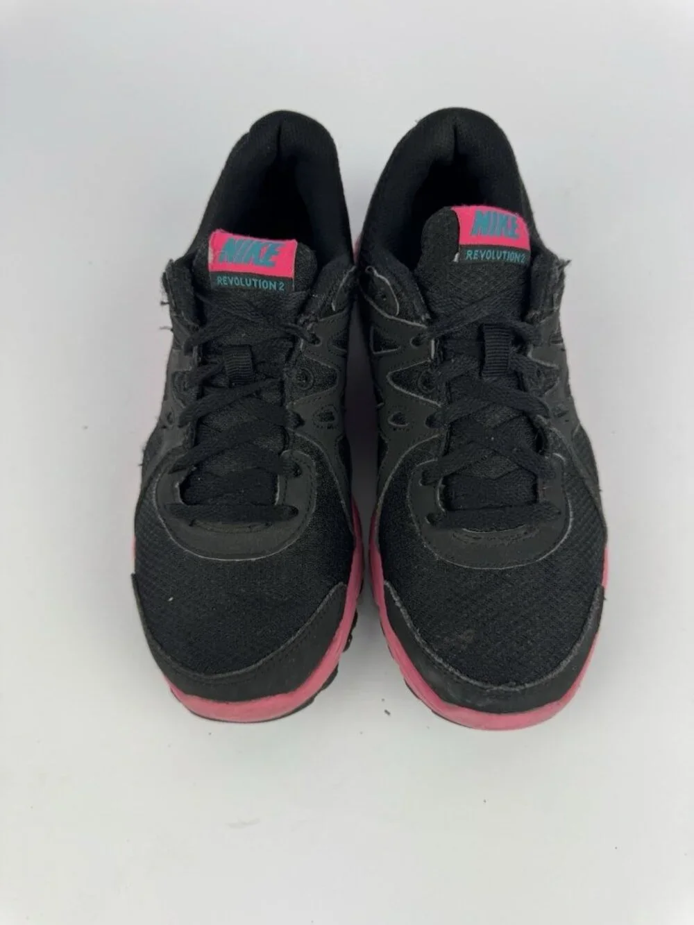 NIKE Lunar Forever Girl’s Black/Pink Sneakers Size US 5Y